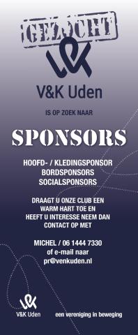 Sponsor gezocht